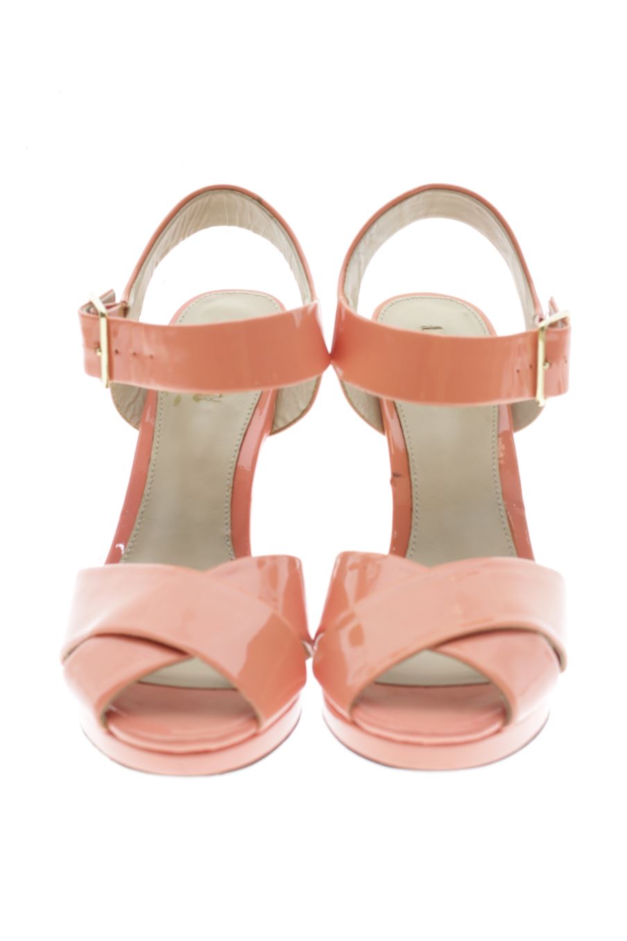 Sandalias tacon de BIMBA Y LOLA de la talla 39, de color rosa de