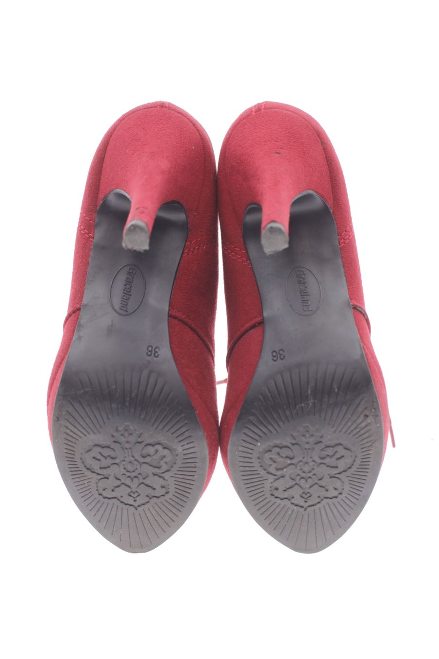 Botines de Graceland de la talla 36, de color rojo de