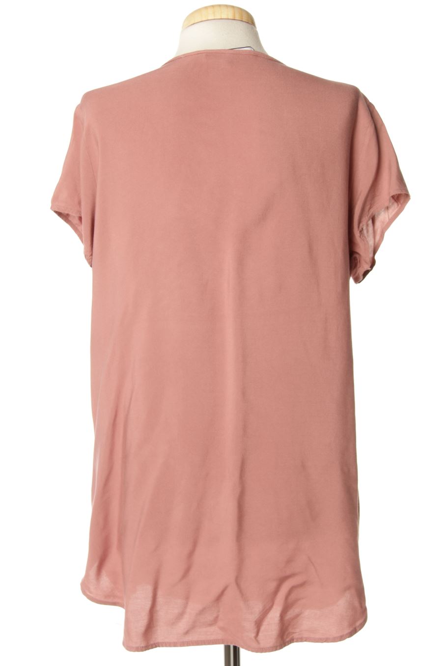 Blouse à manches courtes Vero moda de la taille L, de couleur bordeaux