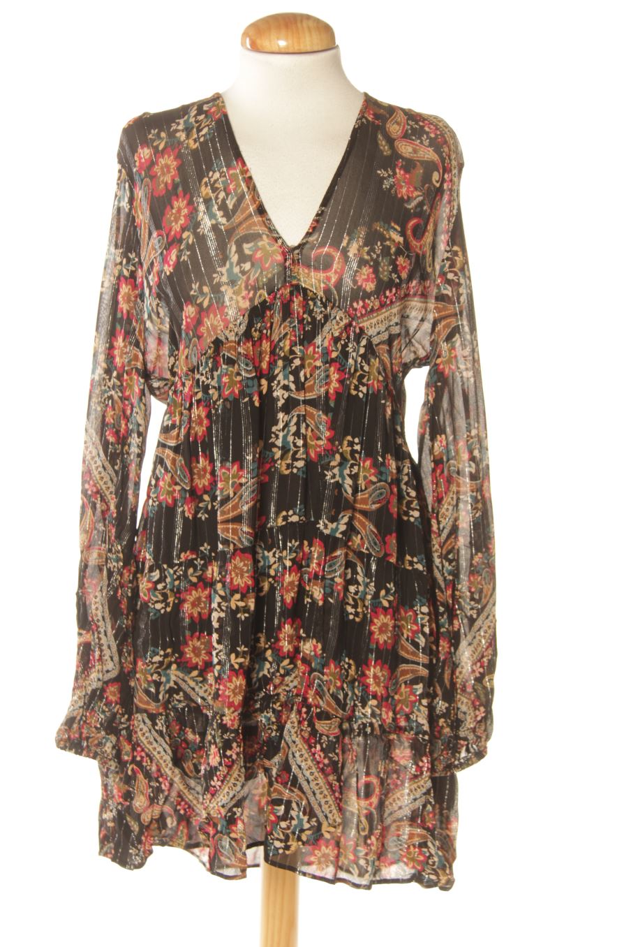 Robe casual Zara de la taille S, de couleur imprimés