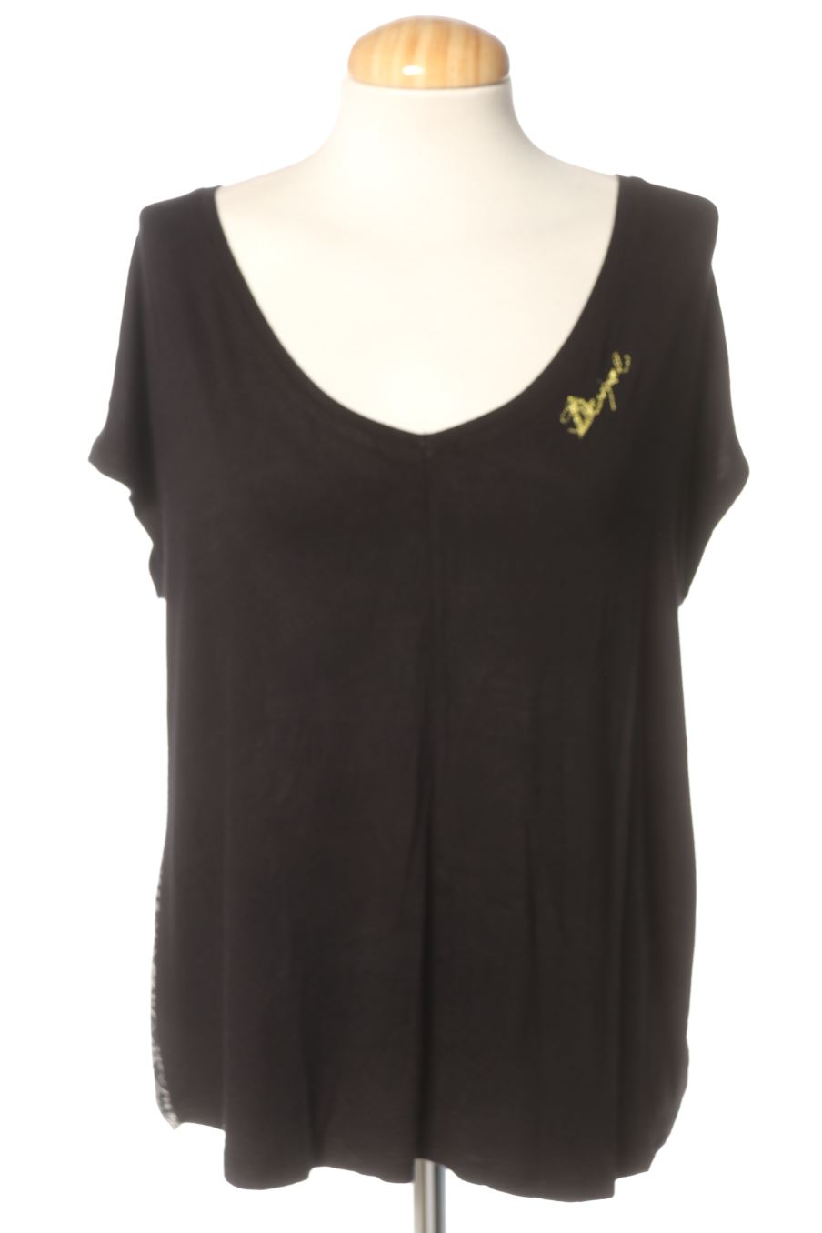 Camiseta de Desigual de la talla 42, de color negro