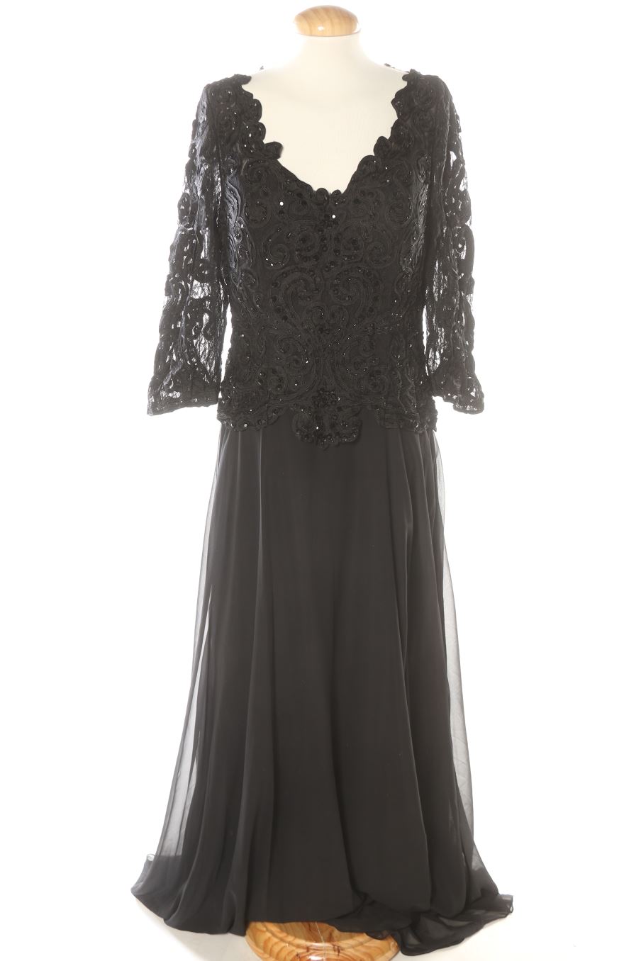 Robe Cinderella de la taille L, de couleur noir