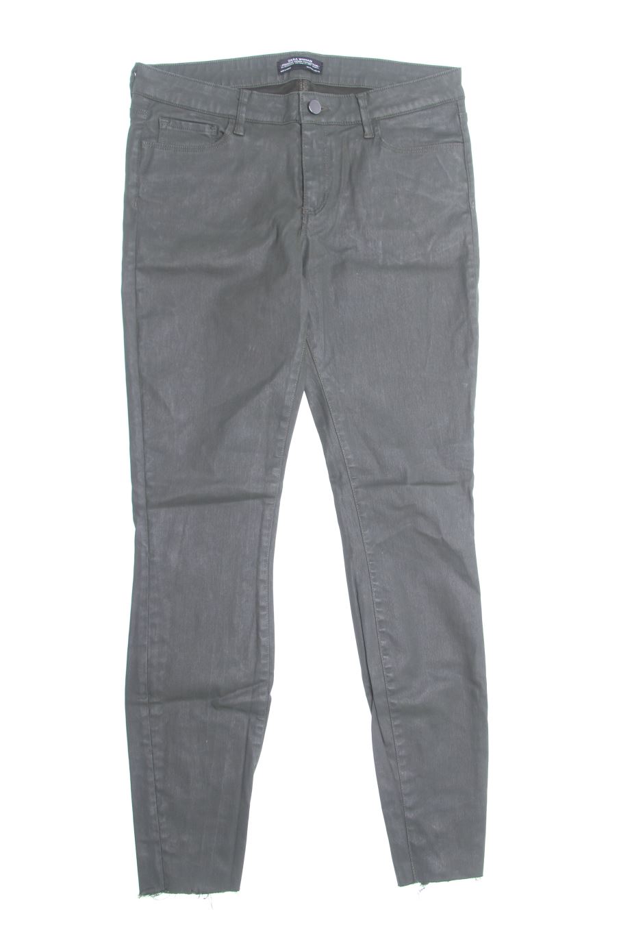 Jeans de Zara de la talla 38, de color verde