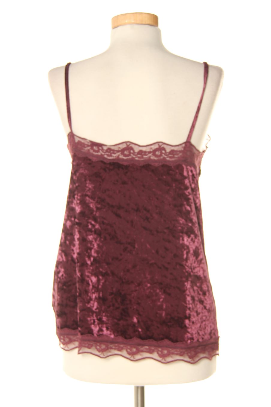 Top de Tezenis de la talla S, de color morado de terciopelo