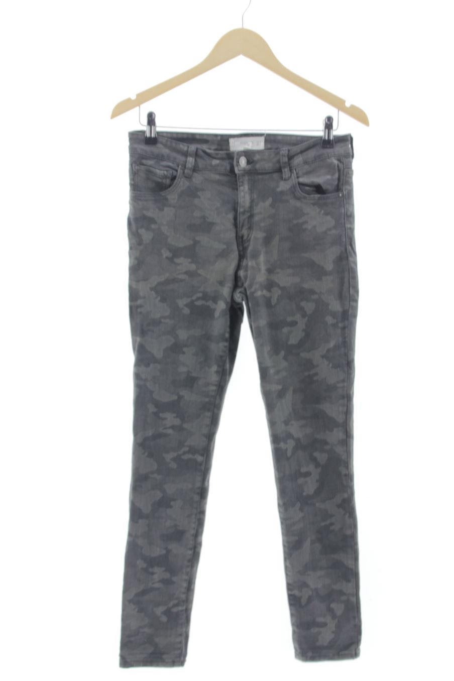 Jeans de Mango de la talla 38, de color verde