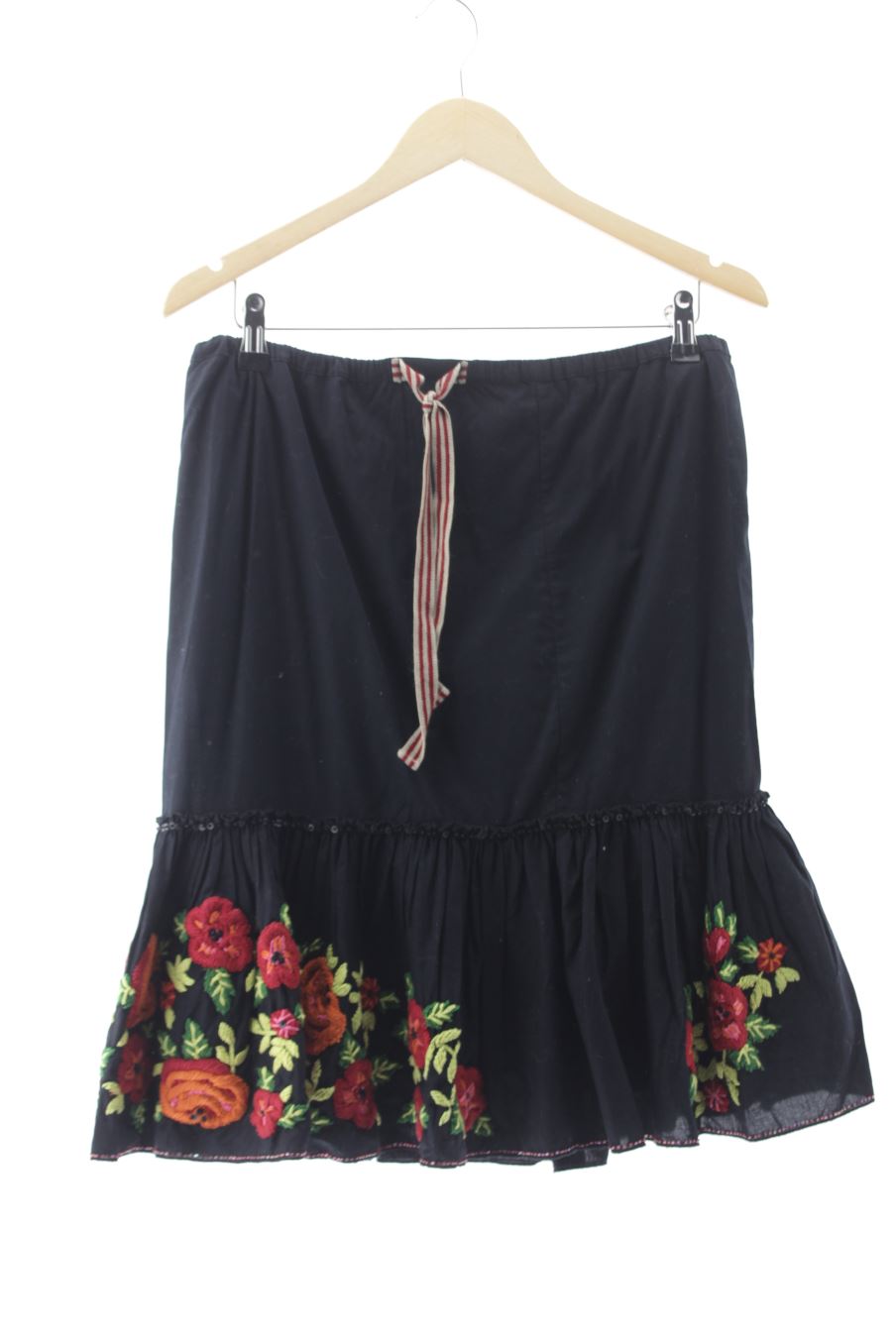 Aufwändiger Rock von Hoss Intropia Größe 38, Farbe Schwarz, für