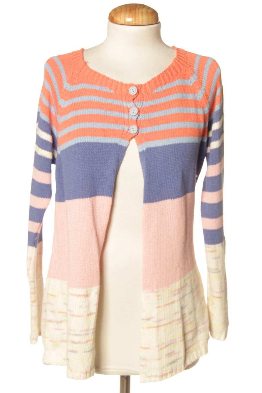 Chaqueta de DON ALGODÓN de la talla S, de color rayas