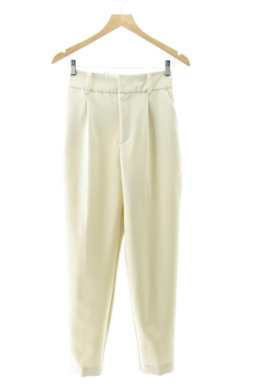 Pantalon Zara de la taille XS, de couleur beige