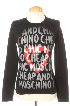 T-shirt à manches longues S Moschino