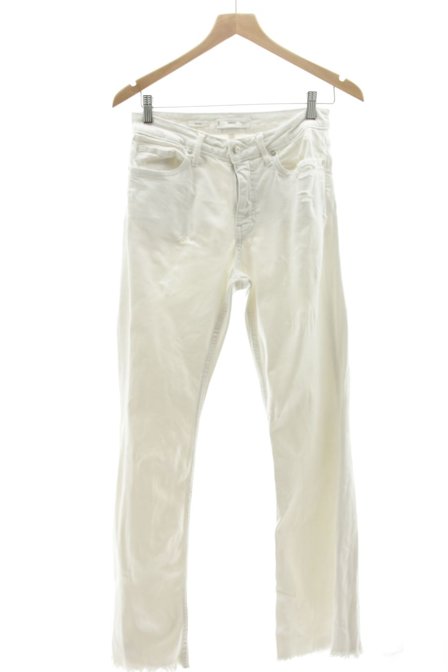 Jeans von Mango Größe 38, Farbe Weiss, aus Jeanskleidung für