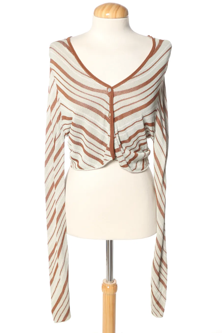 Gilet Zara de la taille M, de couleur rayures