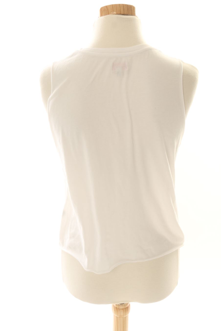 Camiseta sin mangas de Undiz de la talla S, de color blanco