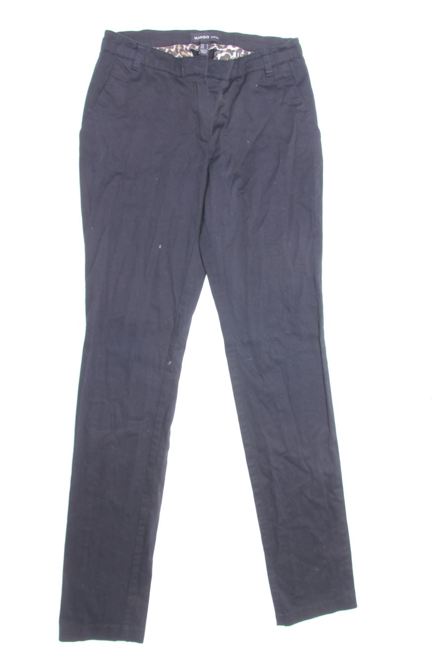 Pantalones de Mango de la talla 36, de color negro