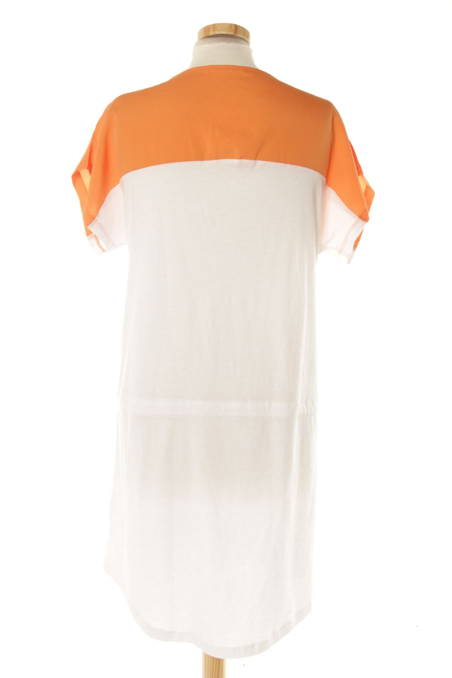 Robe casual Monoprix de la taille L, de couleur blanc