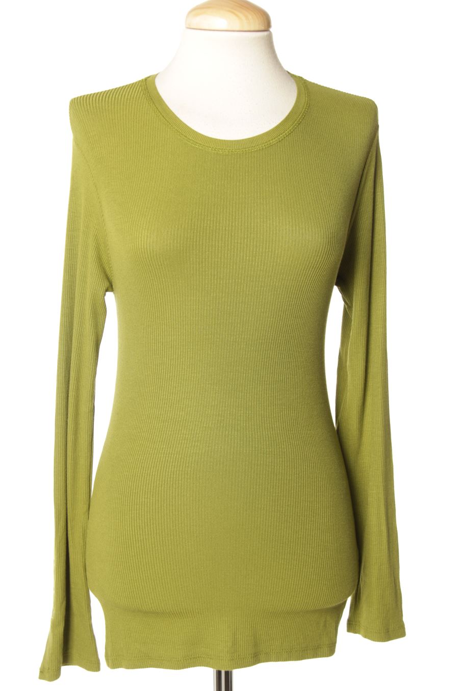 T-shirt à manches longues Stradivarius de la taille S, de couleur vert