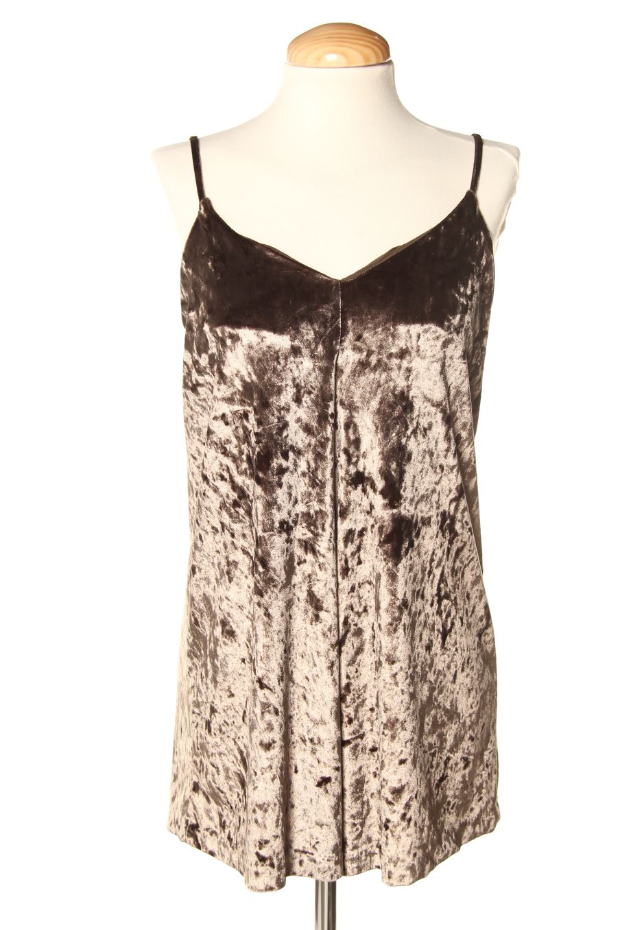Monos de Pull & Bear de la talla S, de color marrón de terciopelo