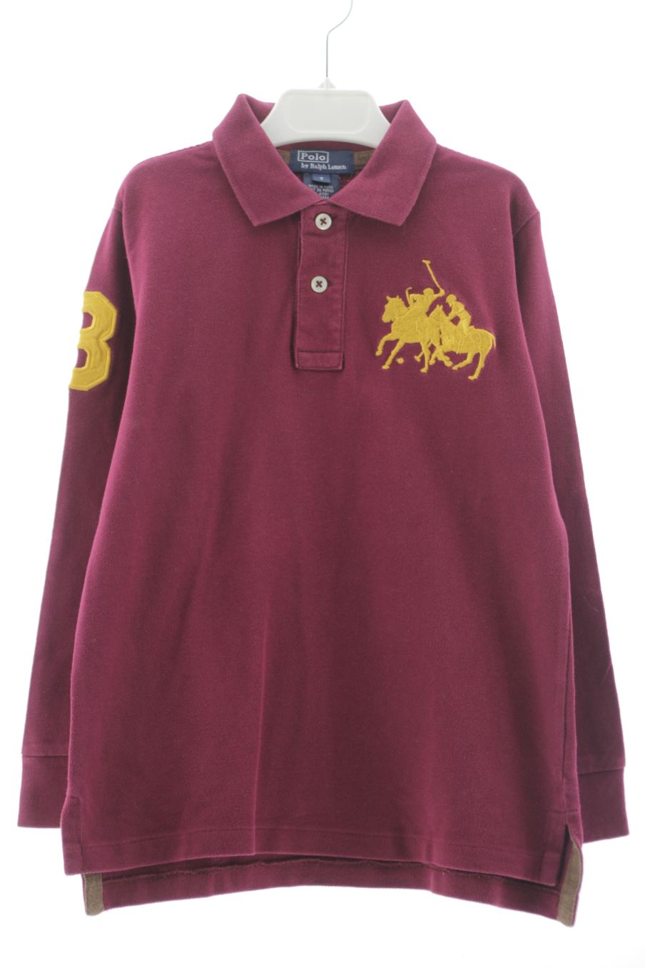 Polo de manga larga de Polo Ralph Lauren de la talla 7 anos de segunda mano