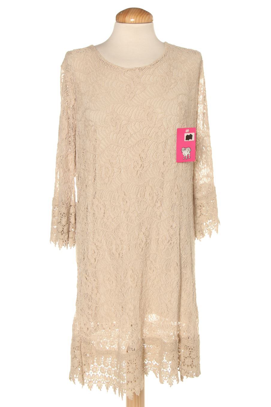 Robe casual Made in italy de la taille XL, de couleur beige