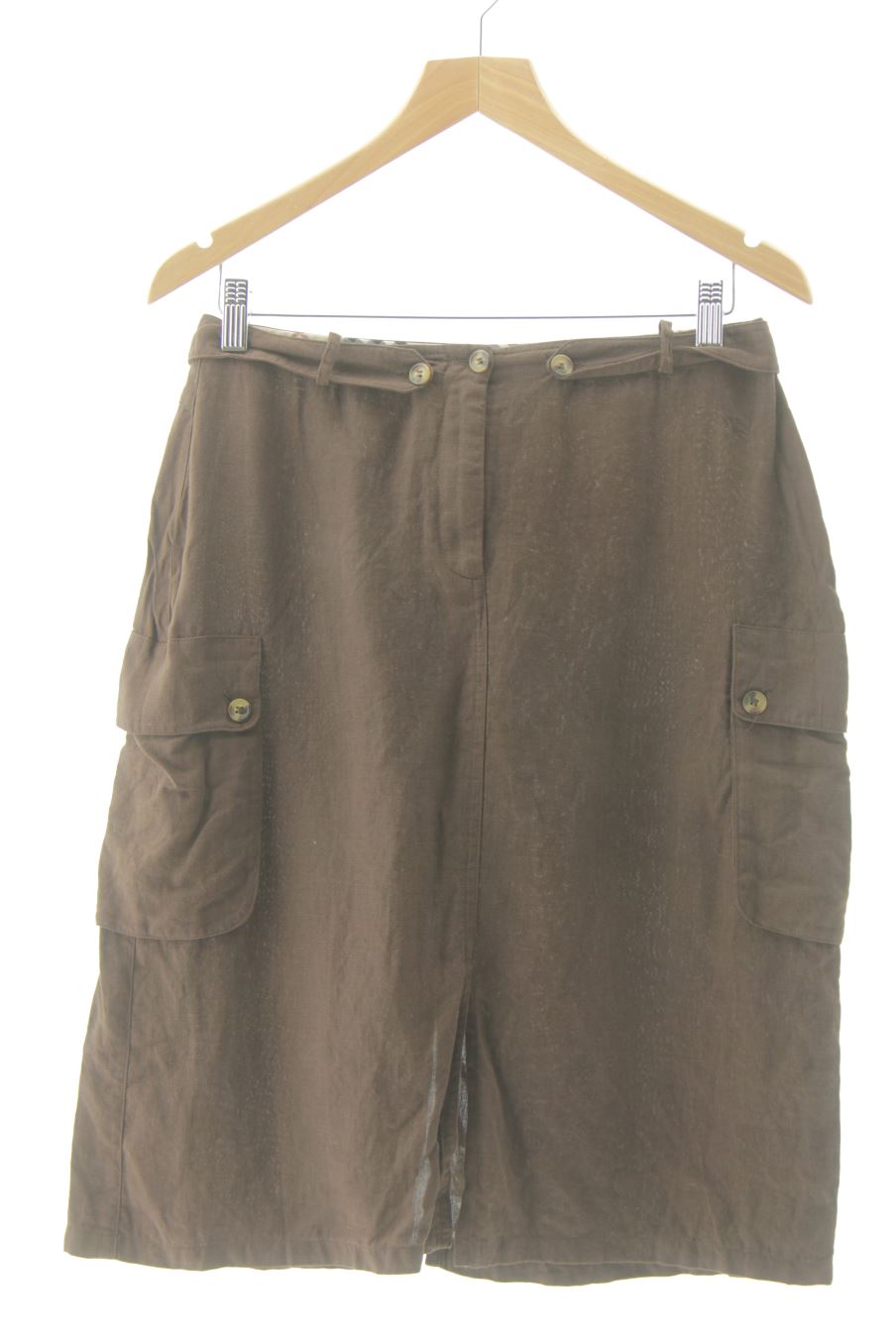 Gonne de Burberry London de la talla 42, de color marrone