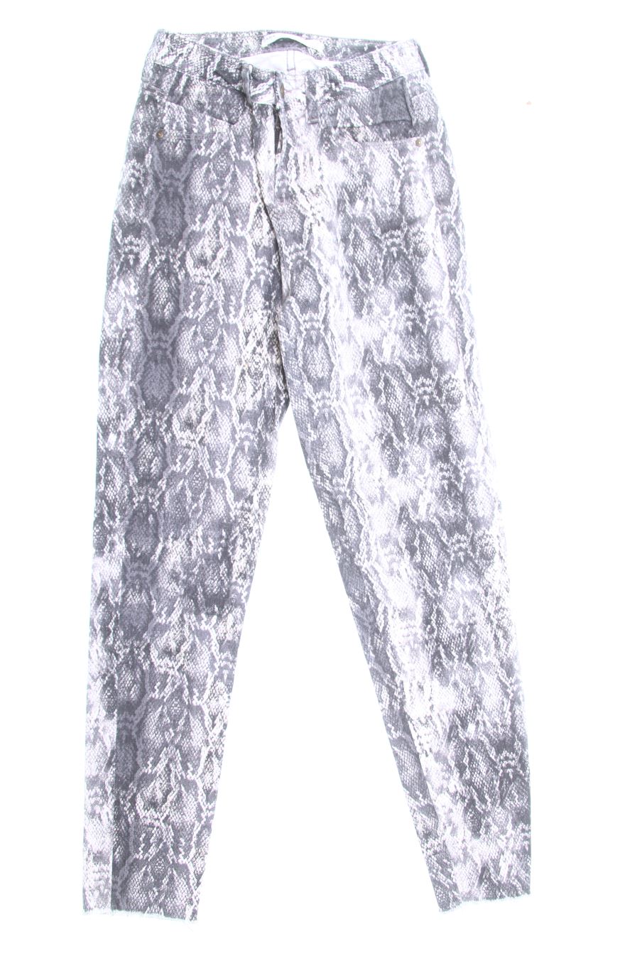 Jeans Zara de la taille 34, de couleur animal print de denim