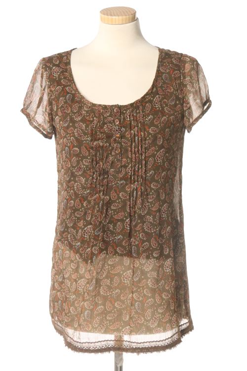 Blusa de manga corta