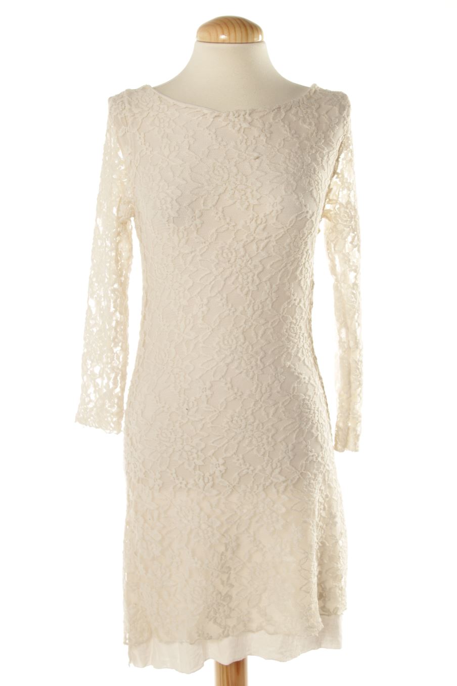 Robe casual Made in italy de la taille S, de couleur blanc