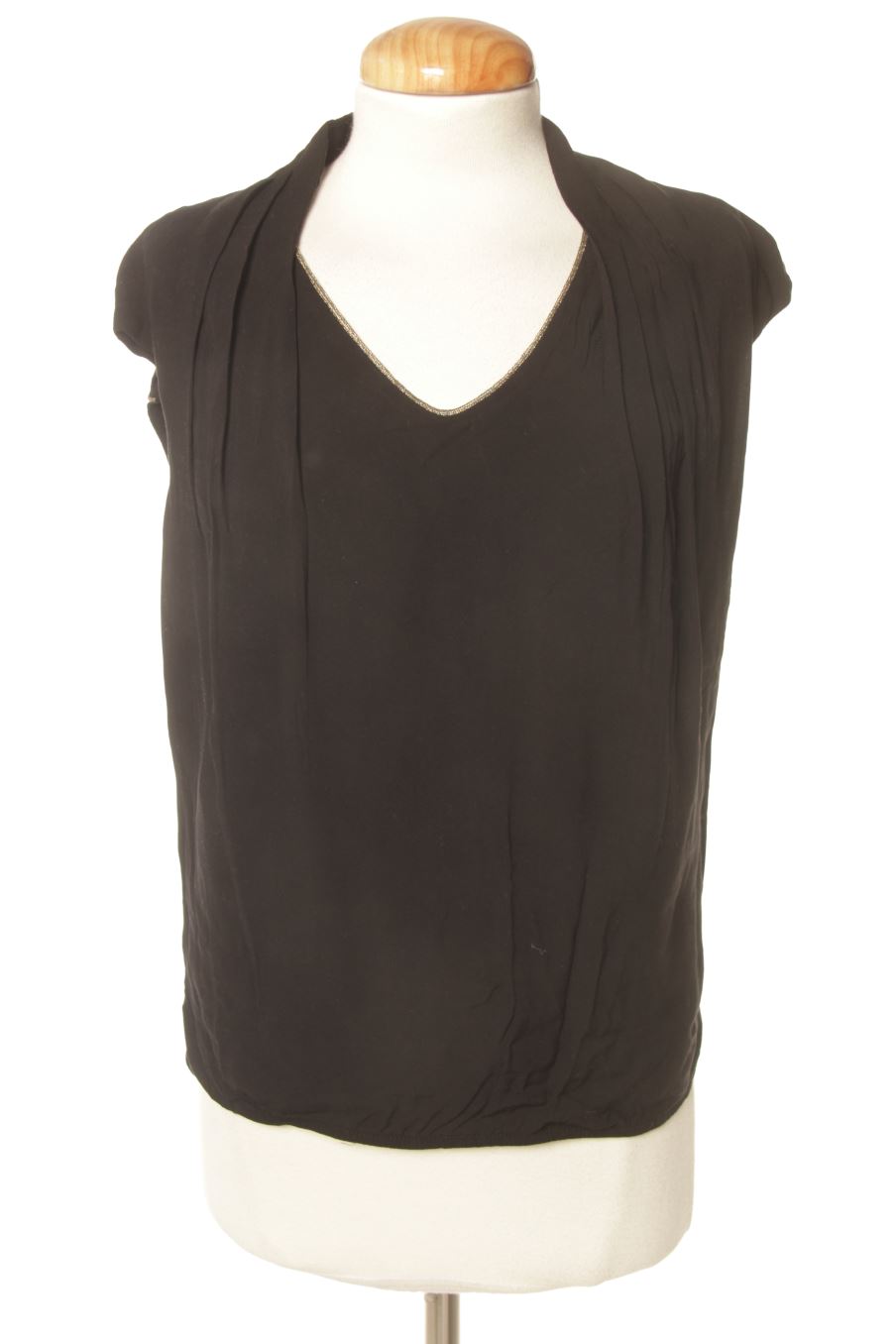 Blouse à manches courtes See u soon de la taille XS, de couleur noir