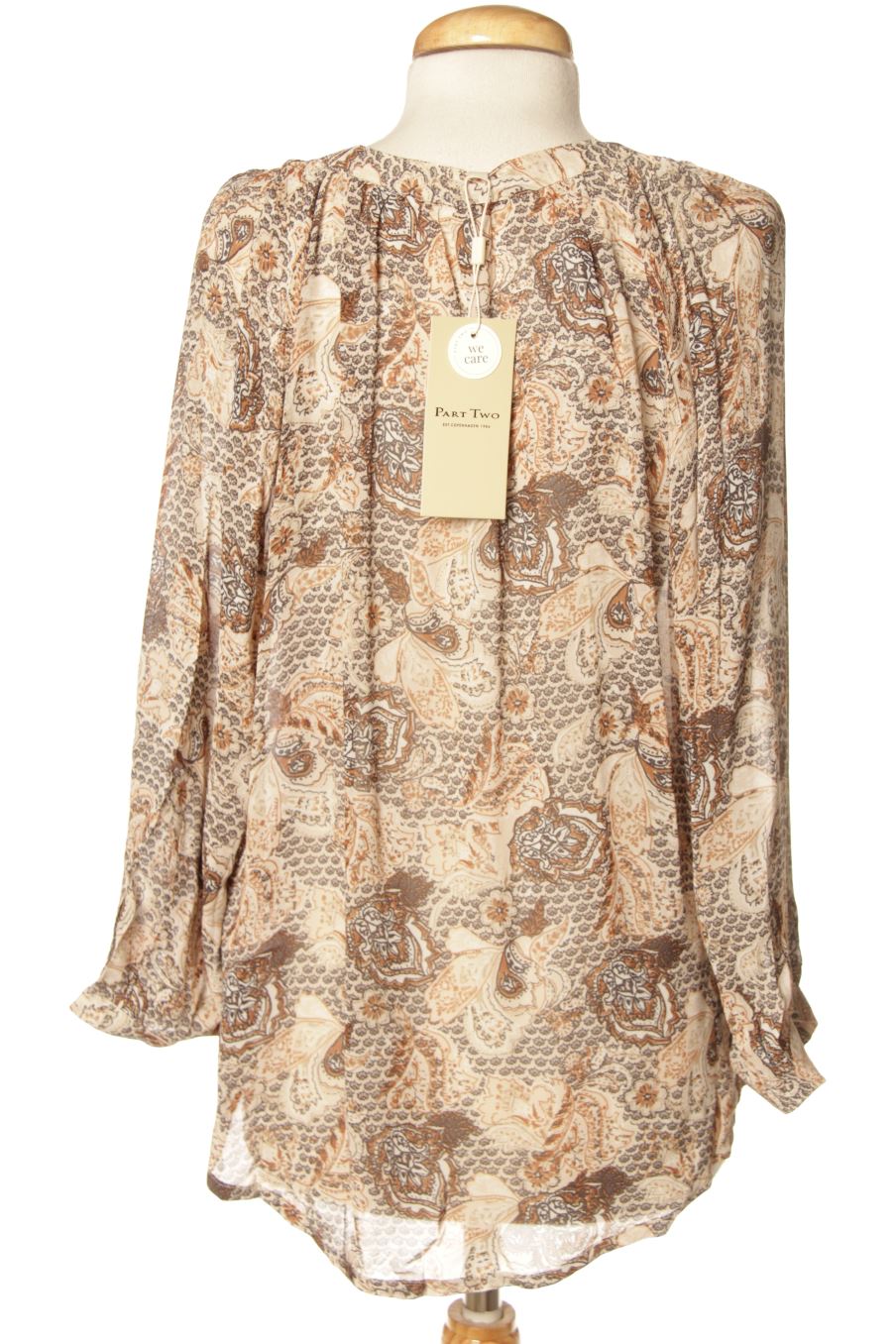 Blusa de manga larga de Part two de la talla 34, de color animal print