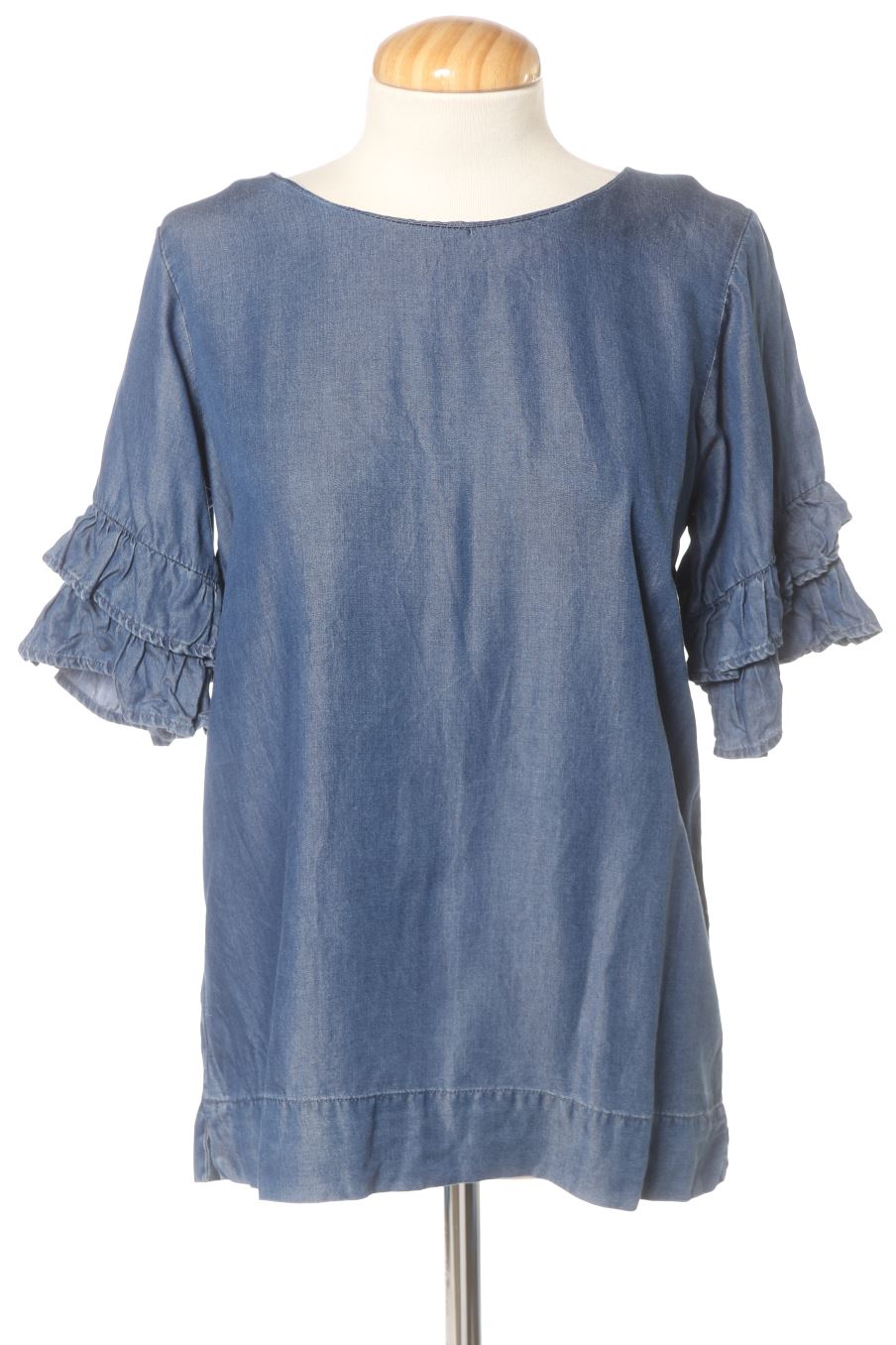 Blusa de manga corta de Sfera de la talla S, de color azul