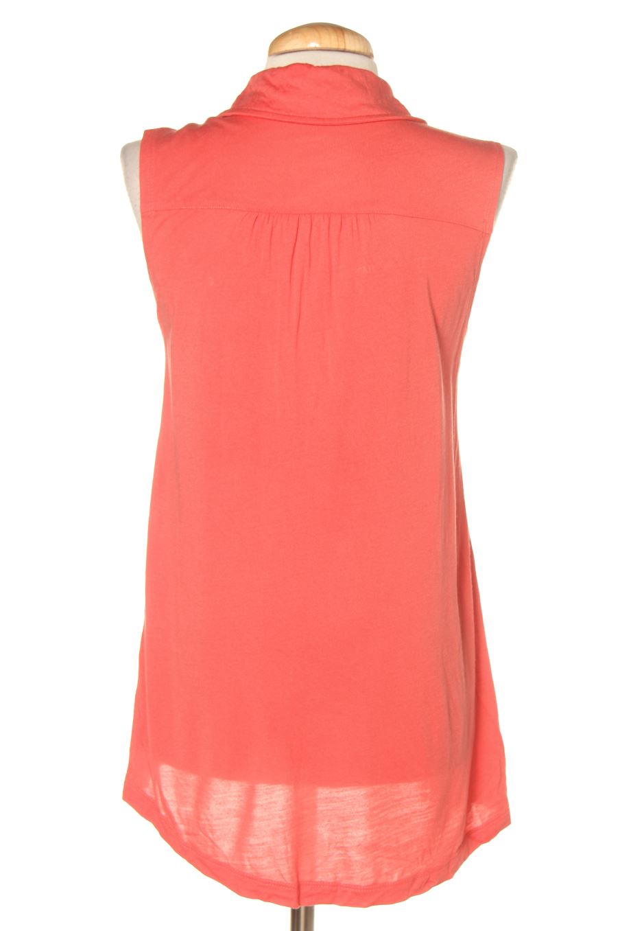 Ärmelloses Hemd von Stradivarius Größe S, Farbe Koralle, für