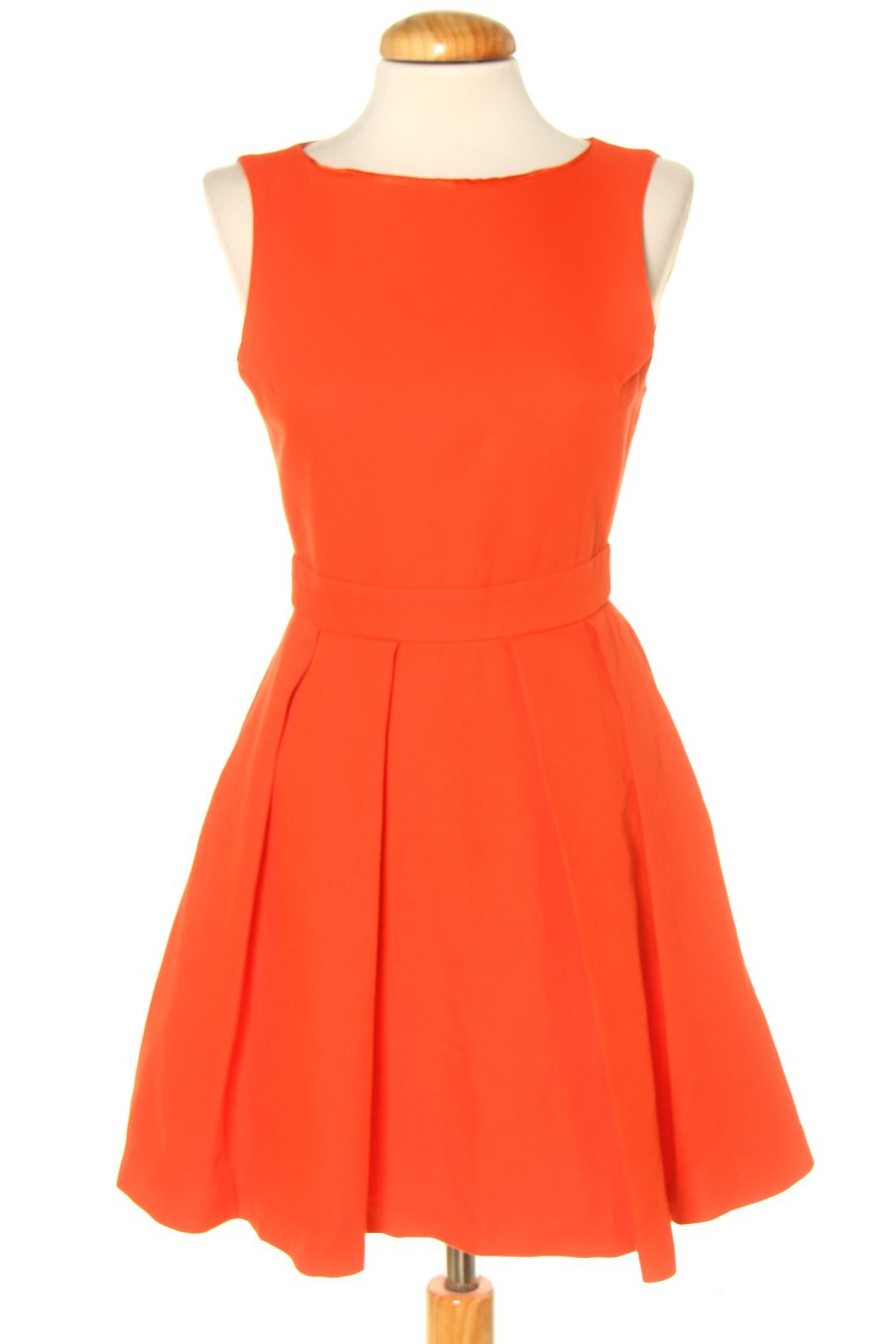Robe casual Zara de la taille XS, de couleur rouge