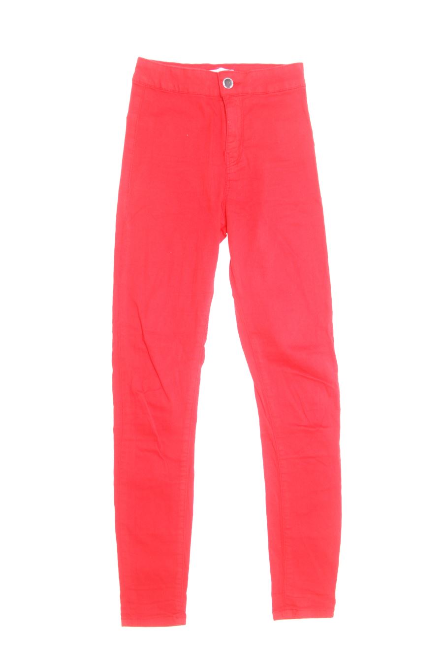 Jeans Bershka de la taille 32, de couleur rouge de denim