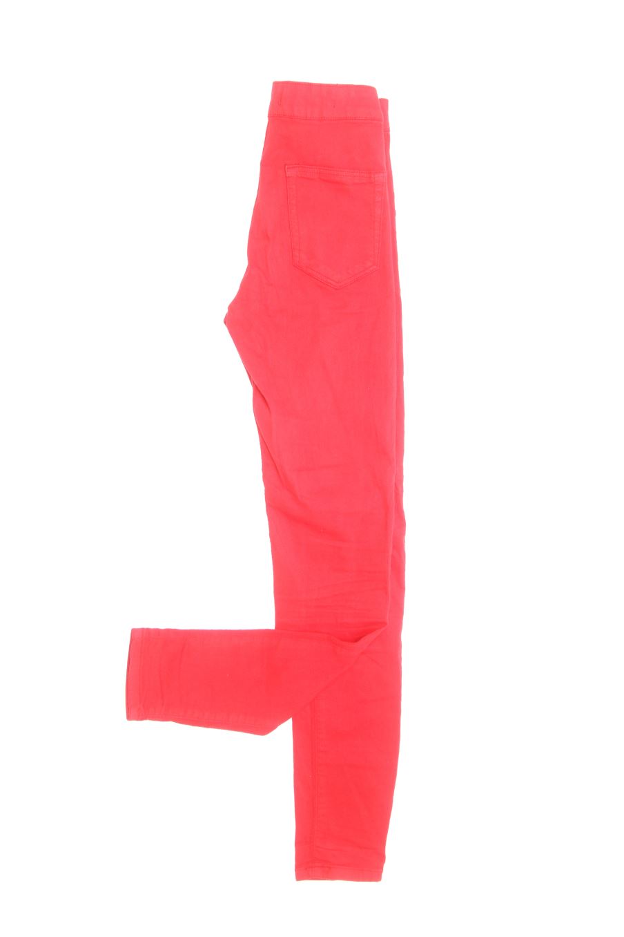 Jeans Bershka de la taille 32, de couleur rouge de denim