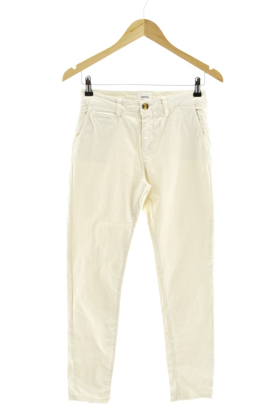 Vaqueros de LABDIP de la talla 34, de color beige de ropa vaquera