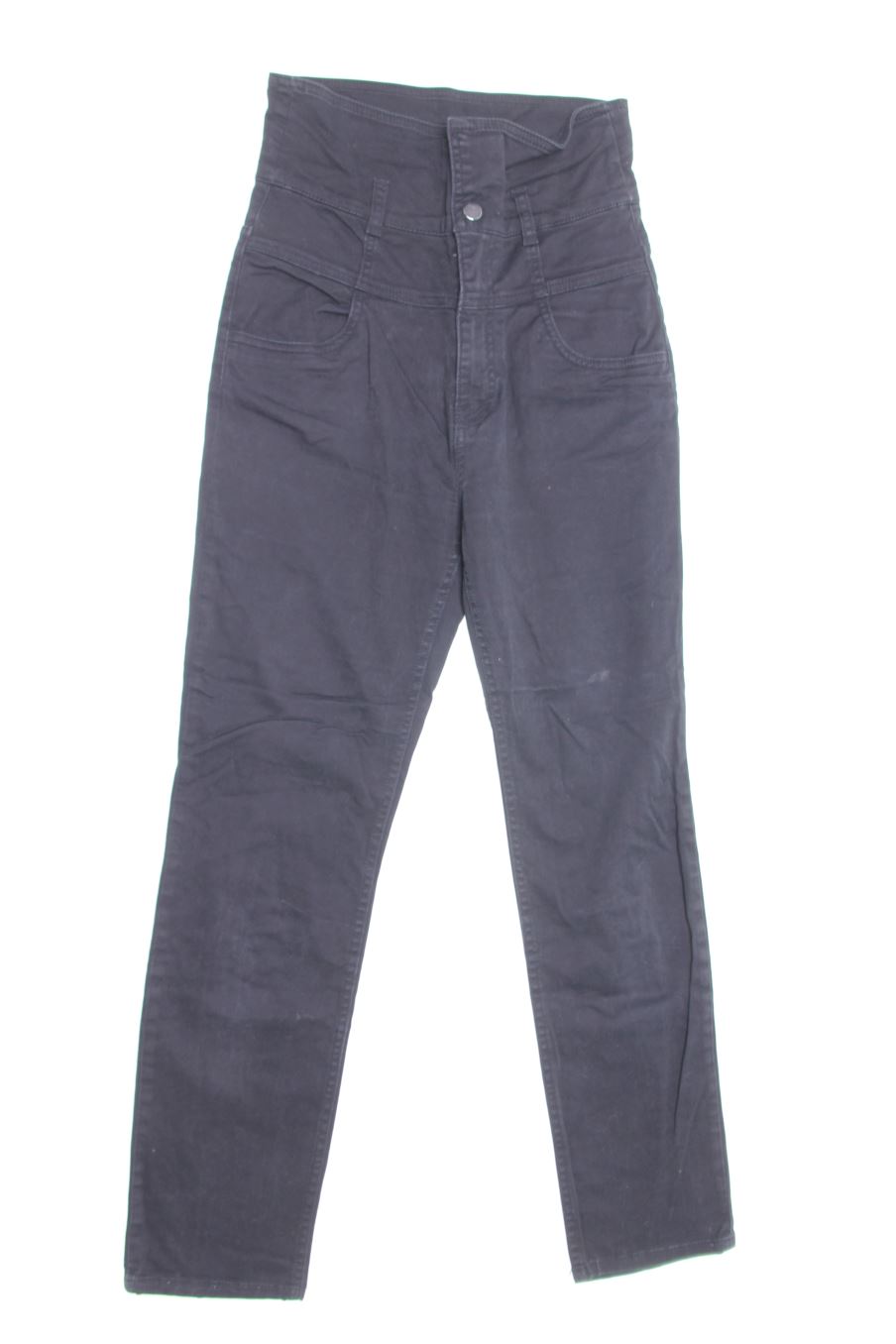 Vaquero de H&M de la talla 36, de color negro de ropa vaquera