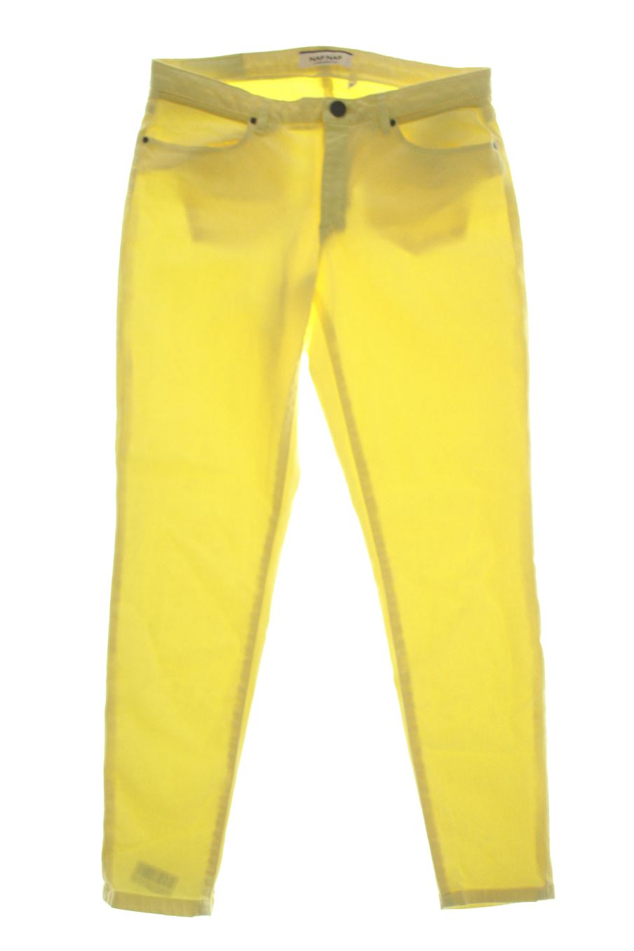 Jeans Naf Naf de la taille 40, de couleur jaune de denim