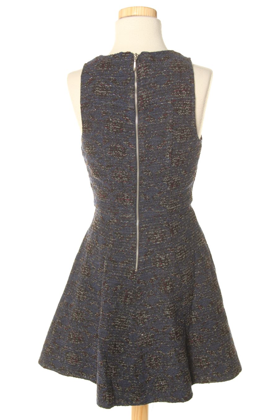 Robe casual Pull & Bear de la taille XS, de couleur bleu marine