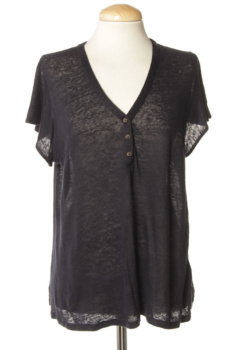 T-shirt H&M de la taille M, de couleur bleu marine