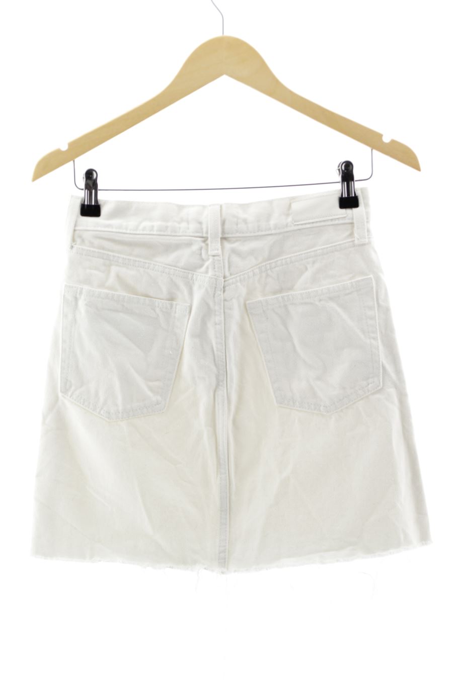 Jupe Mng de la taille XS, de couleur blanc de denim