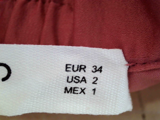 Pantalon Mango de la taille 34, de couleur rose