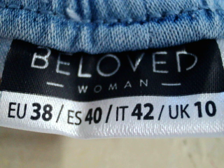 Jeans Beloved de la taille 40, de couleur bleu de denim