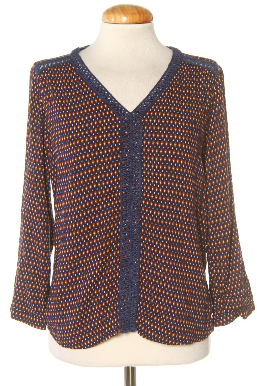 Langärmelige Bluse von AKOZ de toi Größe S, Farbe Aufdruck, für