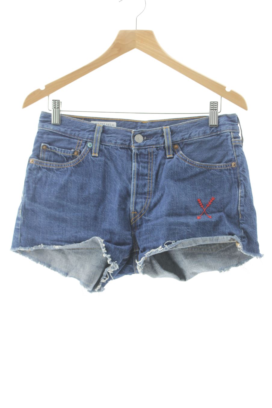 Pantalón corto de Levi's de la talla 38, de color azul de ropa vaquera