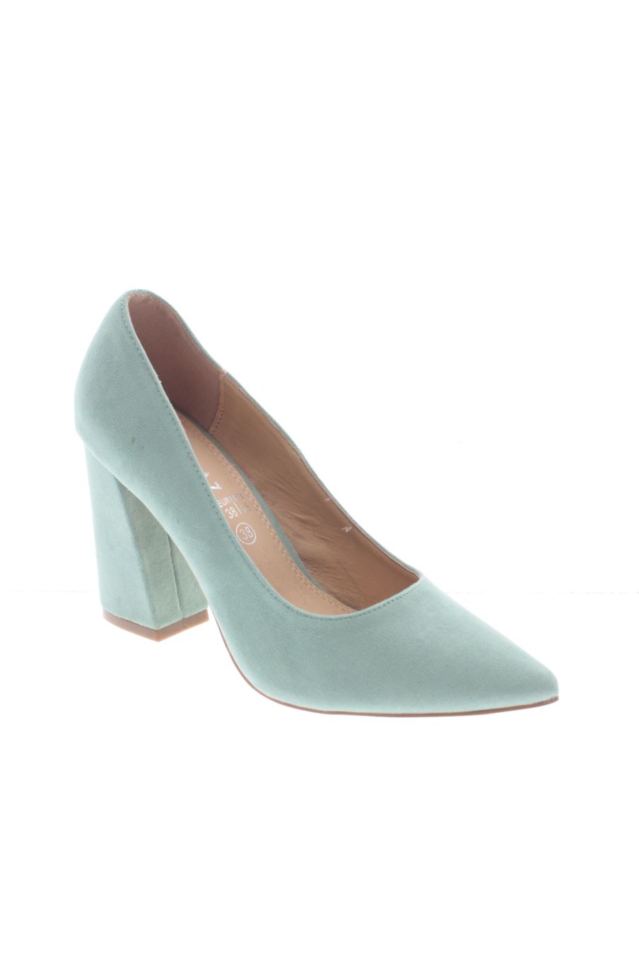 Zapatos de tacon de Marypaz de la talla 38, de color turchese