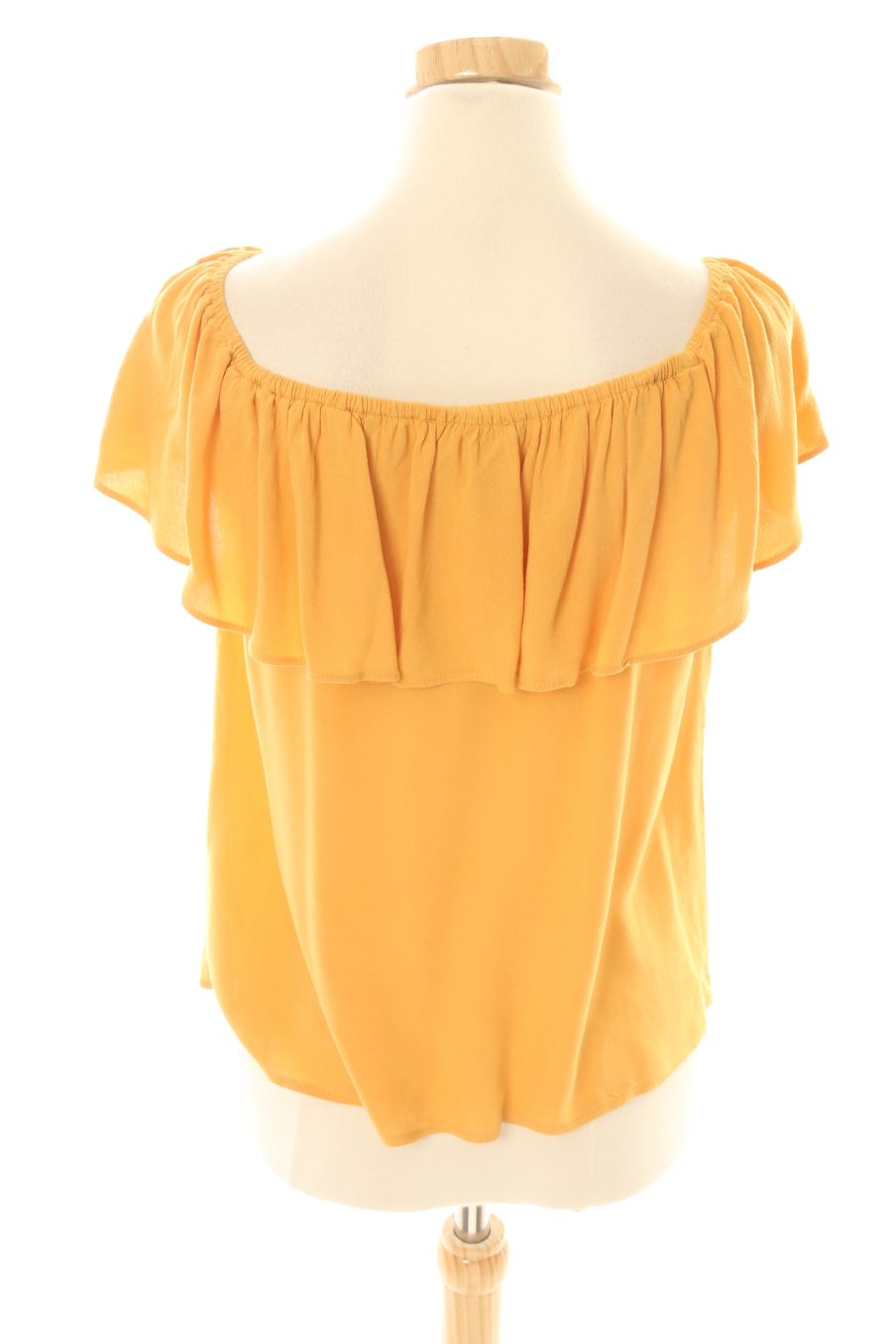 Blouse à manches courtes Forever 21 de la taille S, de couleur moutarde