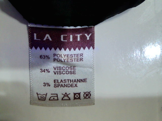Jupe La City de la taille 36, de couleur gris