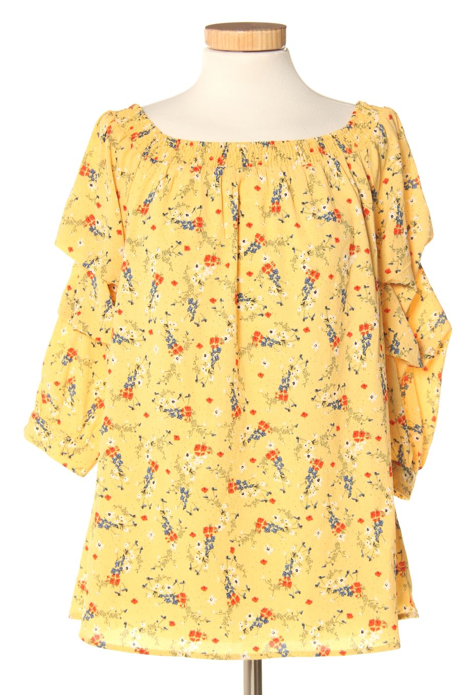 Blouse à manches longues Milano de la taille M, de couleur fleurs