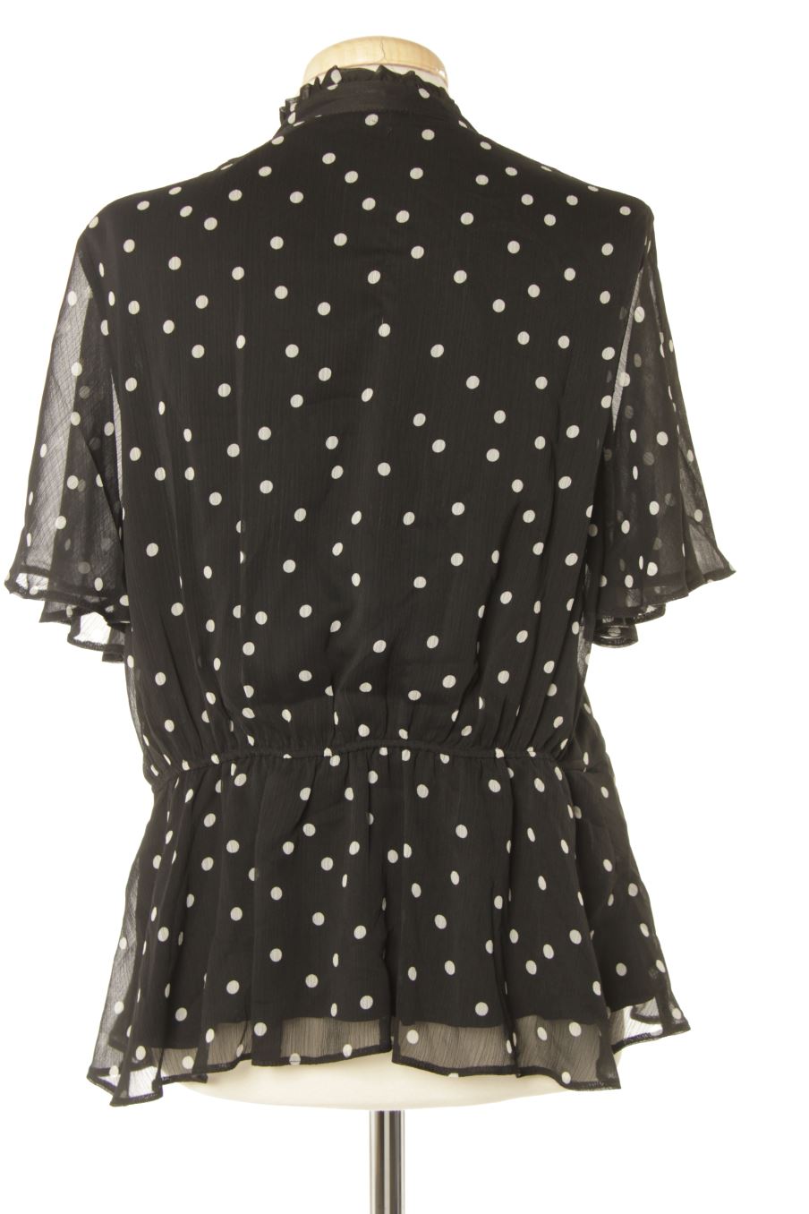 Blouse à manches courtes Naf Naf de la taille 40, de couleur noir