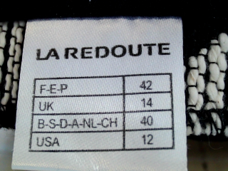 Jupe La redoute de la taille 42, de couleur rayures