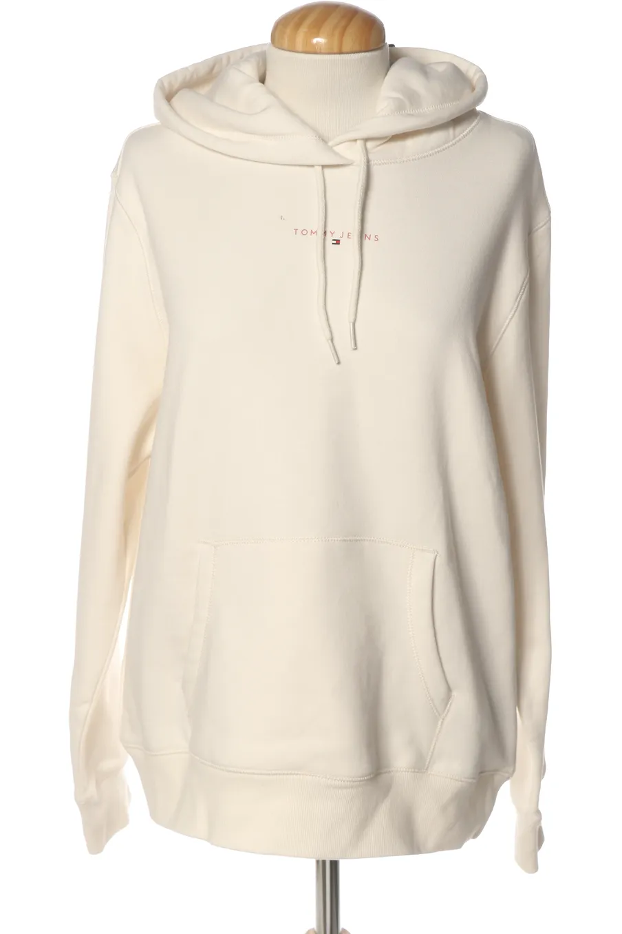 Sweat Tommy Jeans de la taille L, de couleur blanc